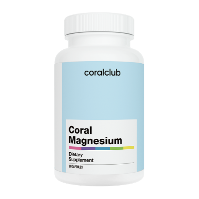 Корал Магний. Coral Magnesium. Купить Магний в Питере. Антистрессовый минерал, улучшает работу сердечно-сосудистой и нервной систем, обеспечивает стабильный сердечный ритм.